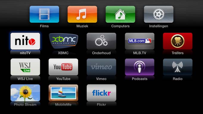 XBMC auf dem Apple TV